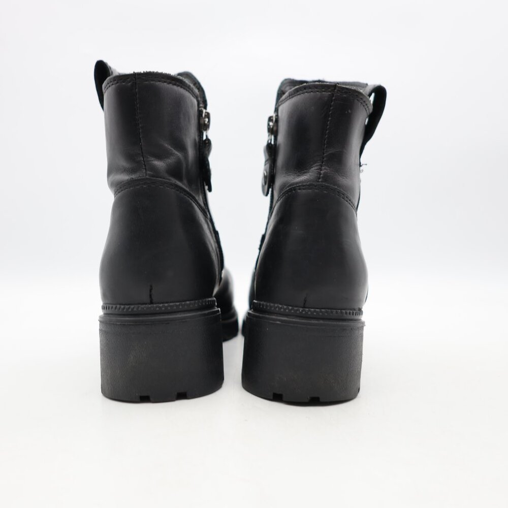 Harley-Davidson Moto Boots Women’s Size 9 M Black Leather Steel Toe 84462 - Picture 5 of 11